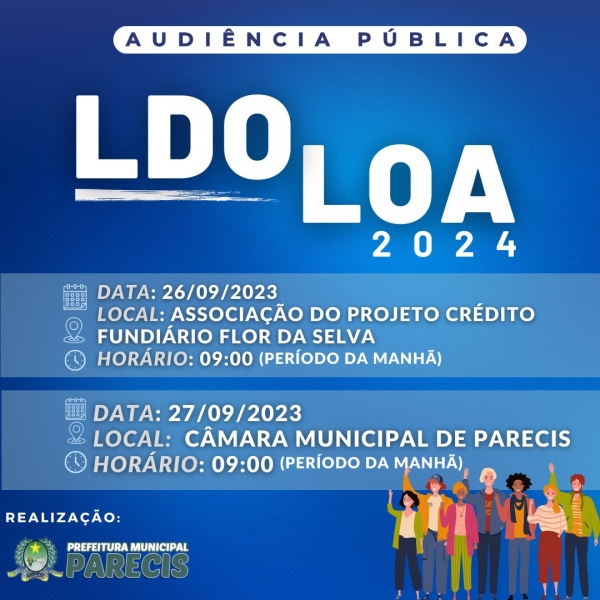 AUDIÊNCIA PÚBLICA LDO E LOA 2024