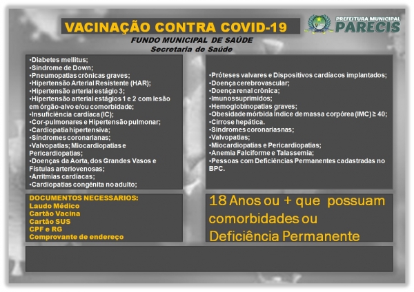 VACINA CONTRA A COVID-19 