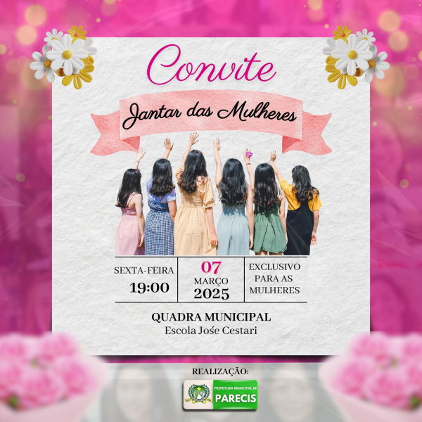  CONVITE JANTAR DAS MULHERES 