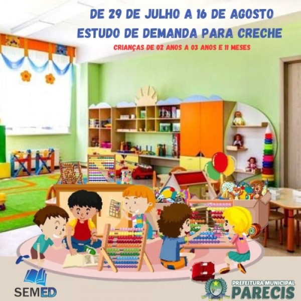 ESTUDO DE DEMANDA PARA CRECHE